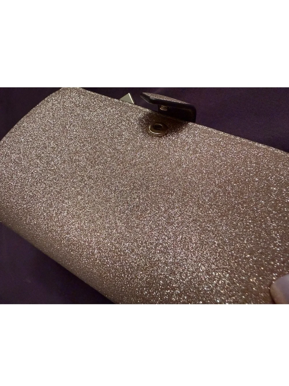 Kate Spade Medium Rose Gold Glitter Wallet - Picture 2 of 8